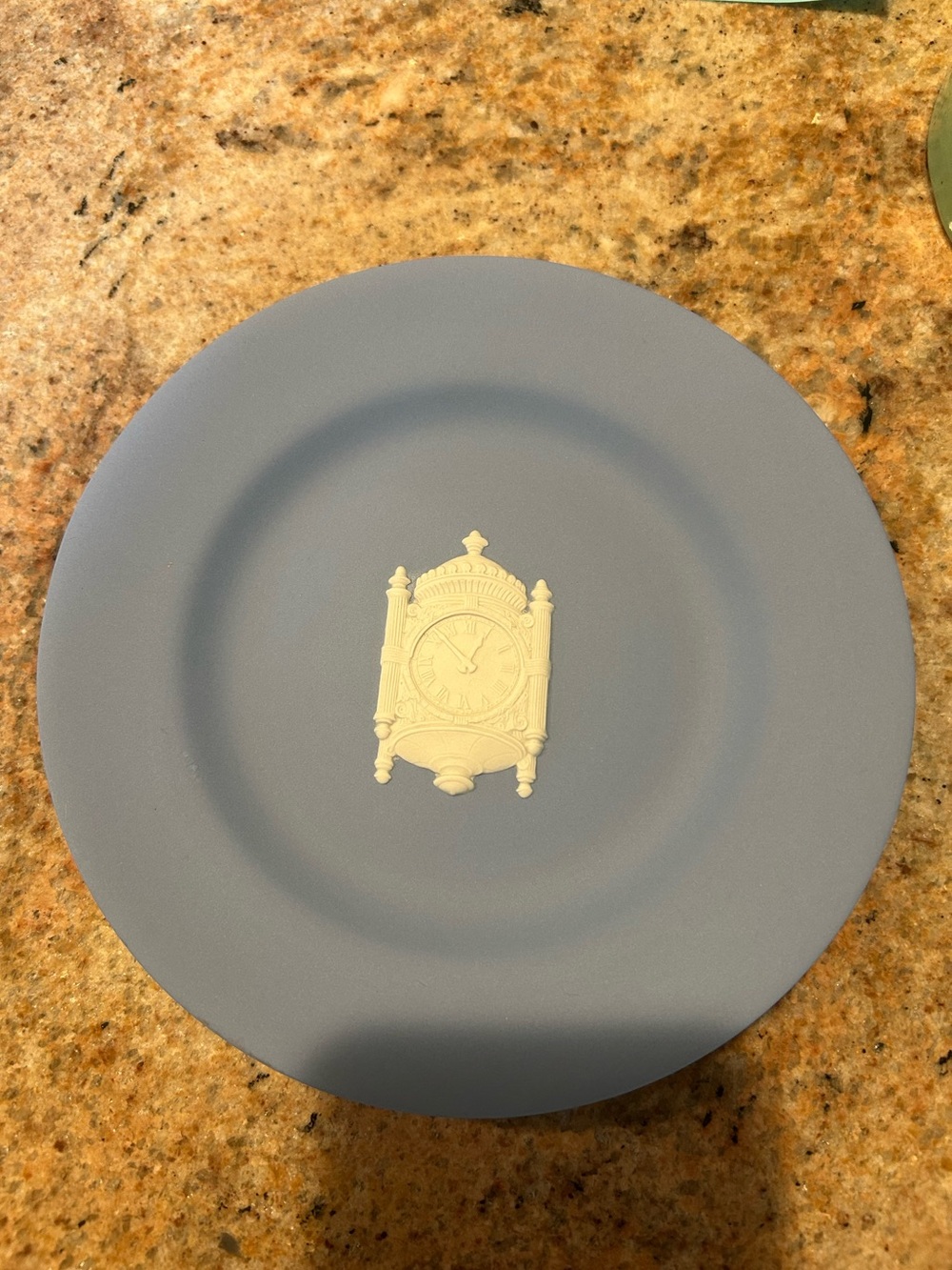 Wedgwood Jasperware Plate 6.50” Marshall Field’s Hand applied Relief Motif Vtg